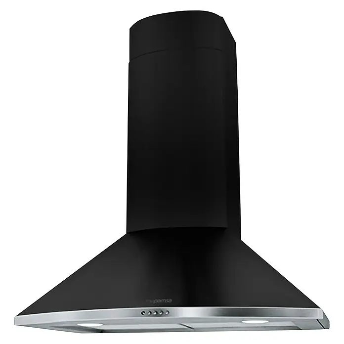 Mepamsa Campana de pared Tender H - Ancho: 70 cm, Potencia de aire máx.: 620 m³/h, Negro - Vista frontal
