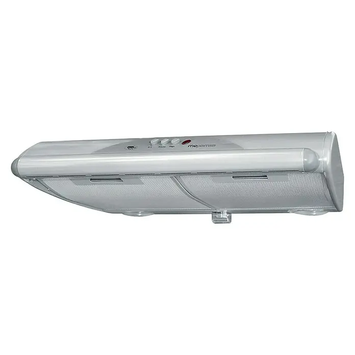 Mepamsa Campana integrable Mito Jet - Ancho: 60 cm, Potencia de aire máx.: 490 m³/h, Gris - Vista angular