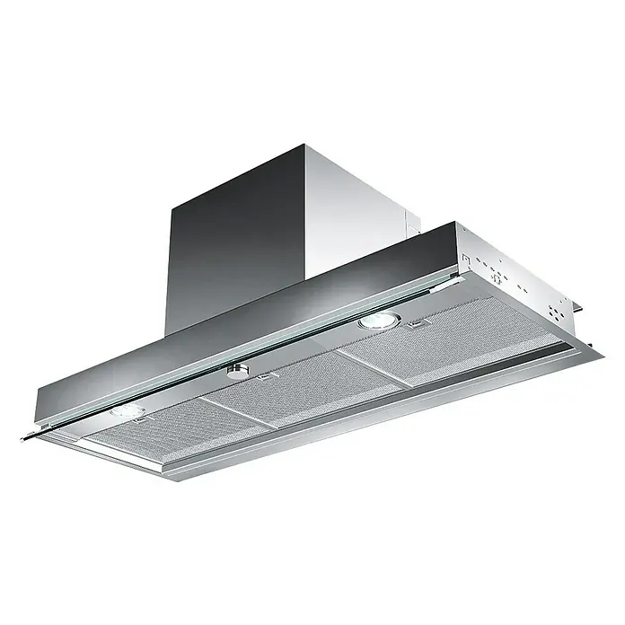 Mepamsa Campana integrable Discret - Ancho: 90 cm, Potencia de aire máx.: 360 m³/h, Acero inoxidable - Vista angular