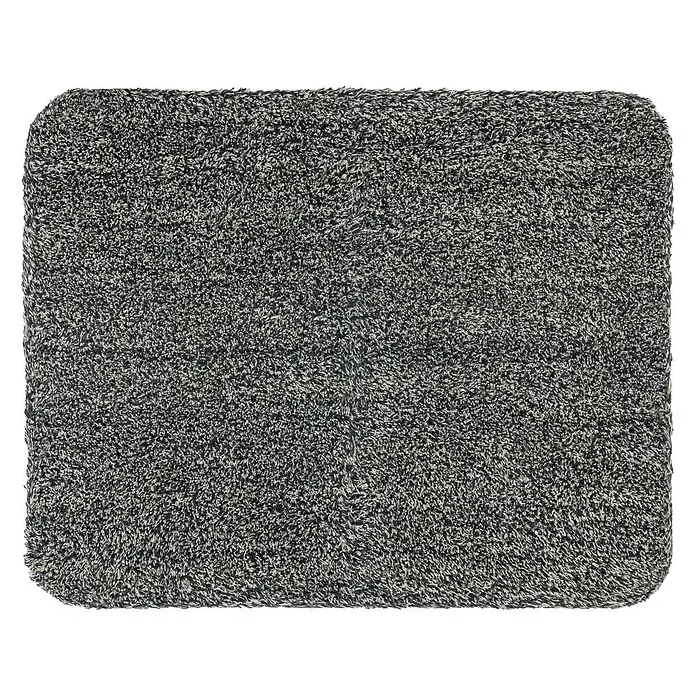 Astra Fußmatte Entra Saugaktiv - Uni, Anthrazit, 75 x 130 cm, Material Nutzschicht: 100 % Baumwolle - Draufsicht