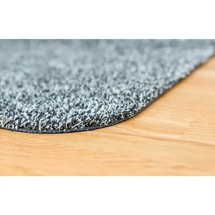 Astra Fußmatte Entra Saugaktiv - Uni, Anthrazit, 60 x 75 cm, Material Nutzschicht: 100 % Baumwolle - Detailaufnahme