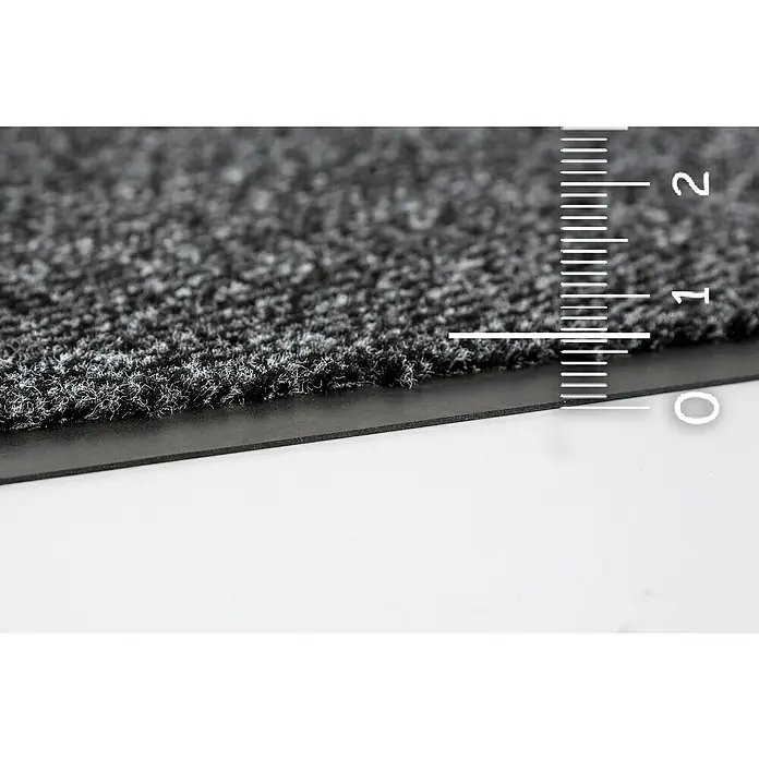 Astra Schmutzfangmatte Achat - Meliert, Anthrazit/Grau, 120 x 80 cm, Material Nutzschicht: 100 % Polypropylen - Detailaufnahme