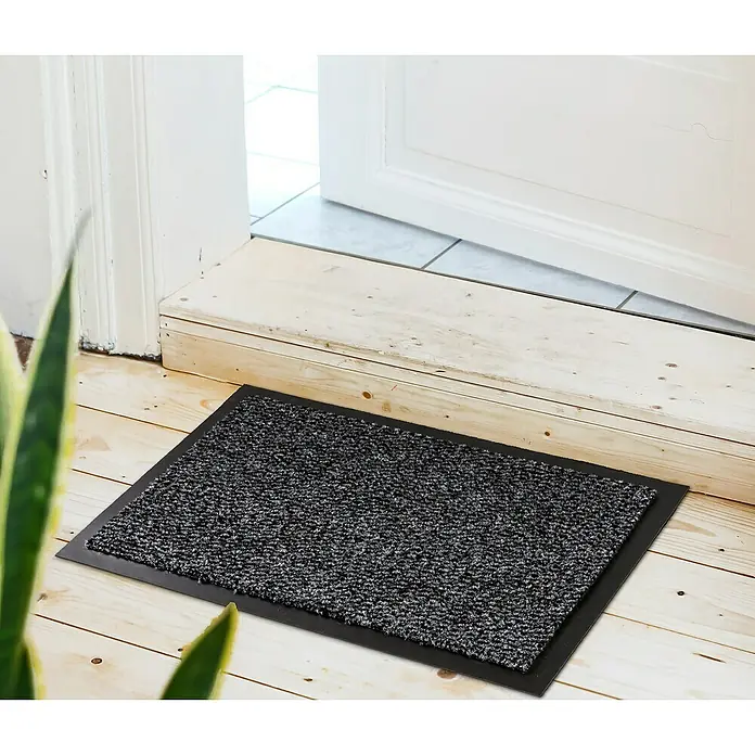 Astra Schmutzfangmatte Achat - Meliert, Anthrazit, 60 x 80 cm, Material Nutzschicht: 100 % Polypropylen - Stimmungsaufnahme