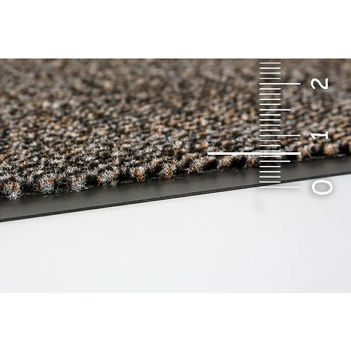 Astra Schmutzfangmatte Achat - Meliert, Braun, 120 x 80 cm, Material Nutzschicht: 100 % Polypropylen - Detailaufnahme