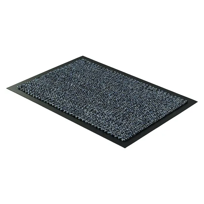 Astra Schmutzfangmatte Achat - Meliert, Blau, 40 x 60 cm, Material Nutzschicht: 100 % Polypropylen - Diagonale Ansicht
