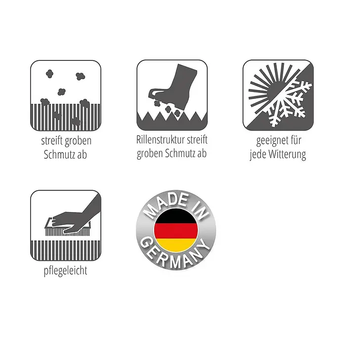 Astra Allwettermatte Season - Braun, 40 x 60 cm, 100 % Polyethylen