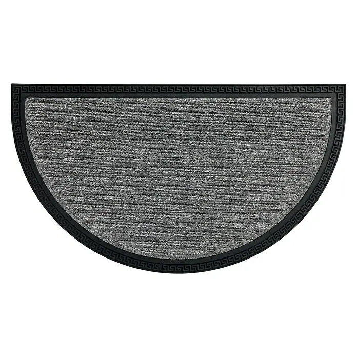 Astra Border Star Fußmatte - Silber, 70 x 40 cm, 100 % Polypropylen - Draufsicht