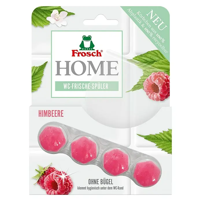 Frosch WC-Reiniger Frische-Spüler - Himbeere, 42 g - Vorderansicht