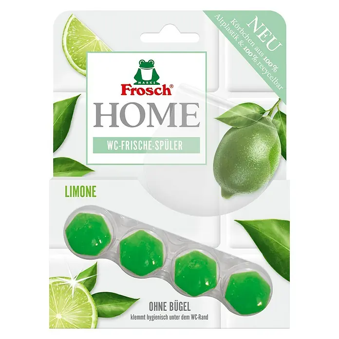 Frosch WC-Reiniger Frische-Spüler - Limone, 42 g - Vorderansicht