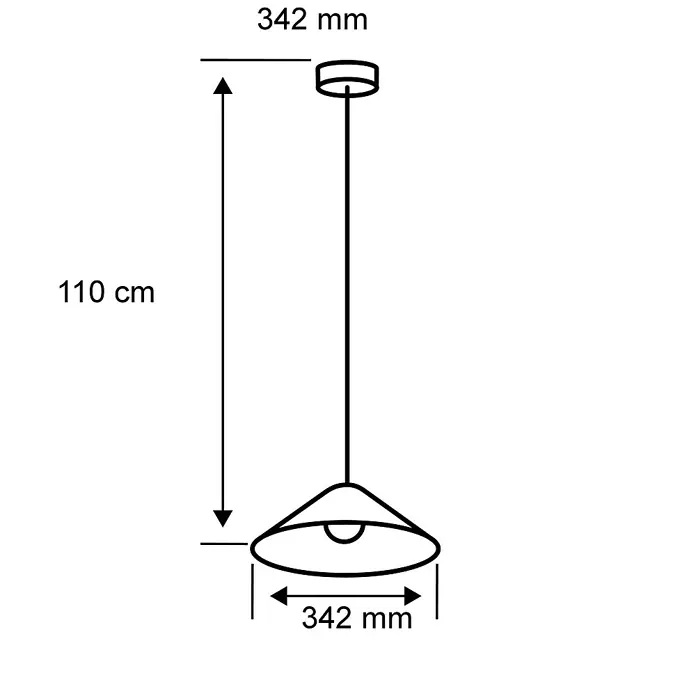 Paulmann Neordic Pendelleuchte - Höhe: 34,2 cm