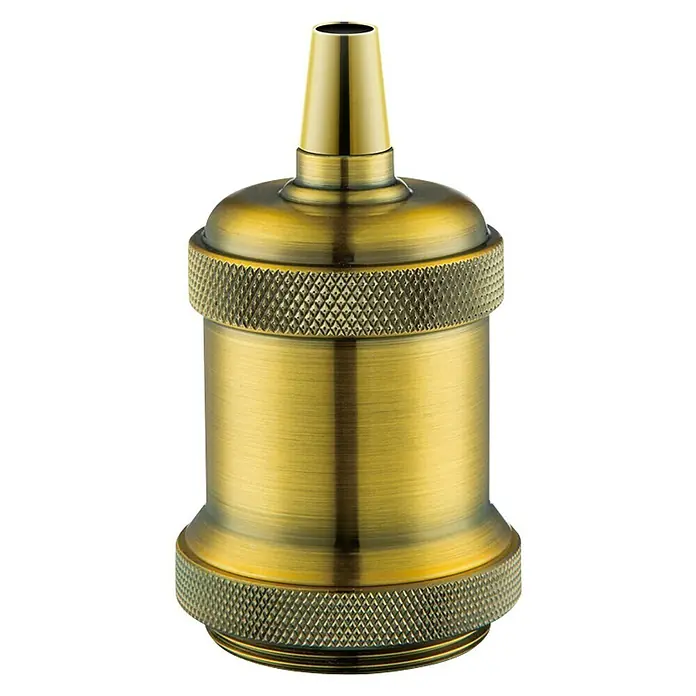Home Sweet Home Lampfitting - E27, Kleur: Messing, Metaal - Vooraanzicht