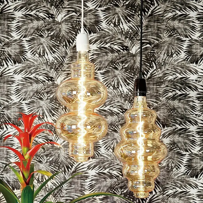 Home Sweet Home Lampfitting Posh - E27, Wit, Keramiek, Ø x h: 4,8 x 5,8 cm - Sfeeropname