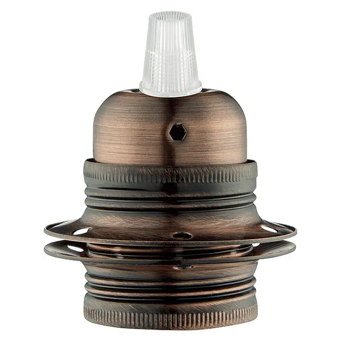 Home Sweet Home Lampfitting - E27, Koper, Ø x h: 4,6 x 7,5 cm - Vooraanzicht