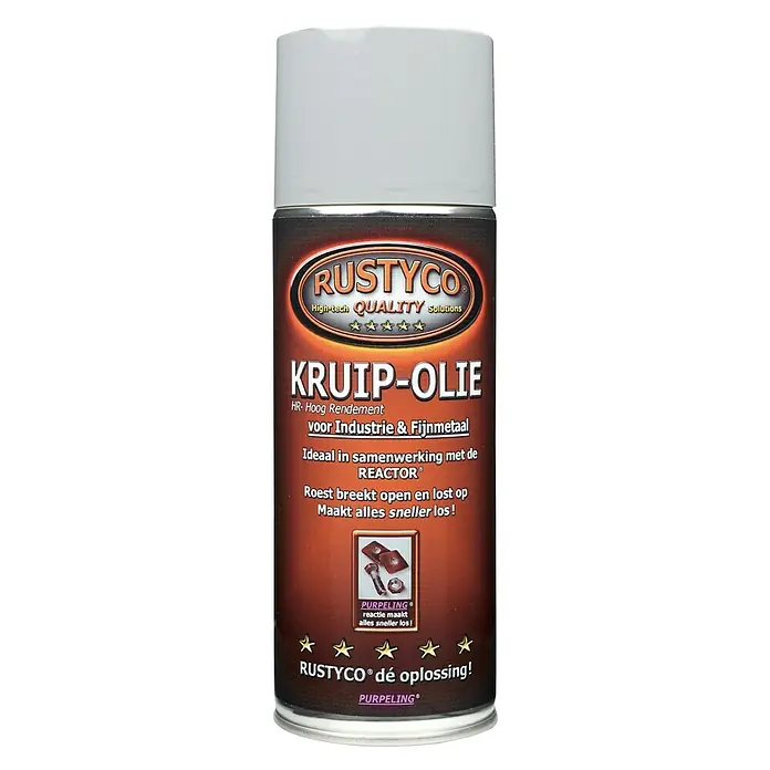 Rustyco Kruipolie - 400 ml, Spuitbus - Vooraanzicht