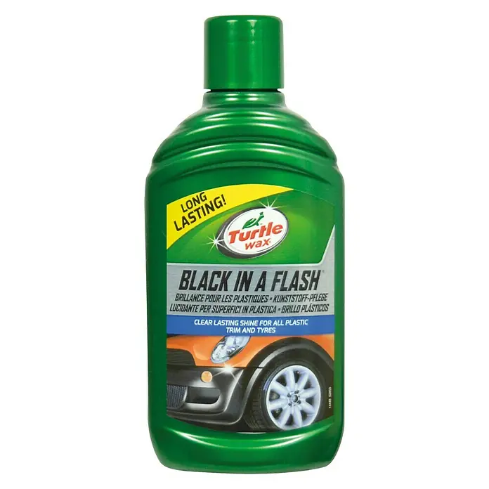 Turtle Wax Autoreiniger en was Black in A Flash - 300 ml, Fles - Vooraanzicht