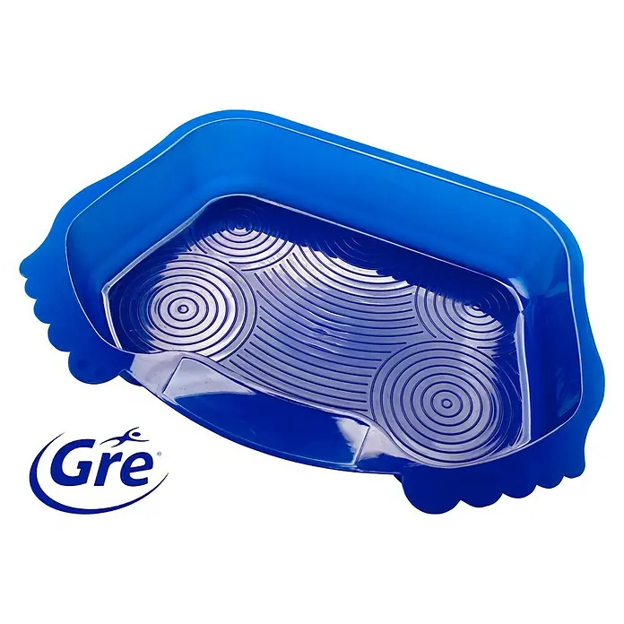 Gre Limpiapiés - Plástico, Azul - Vista angular