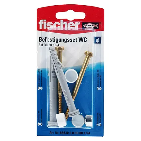 Fischer  Bevestigingsset voor toiletten S 8 RD 80 K SA