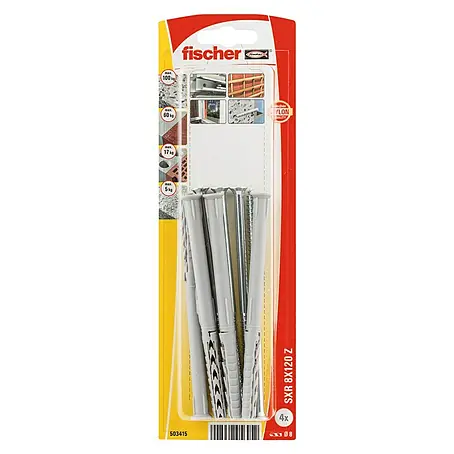 Fischer  Constructieplug SXR 8x120 Z K NV