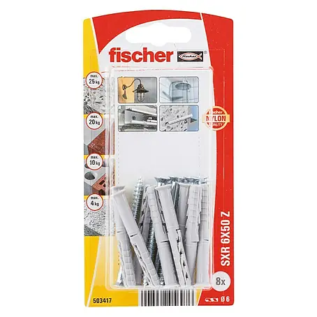 Fischer  Constructieplug SXR 6x50 Z K NV