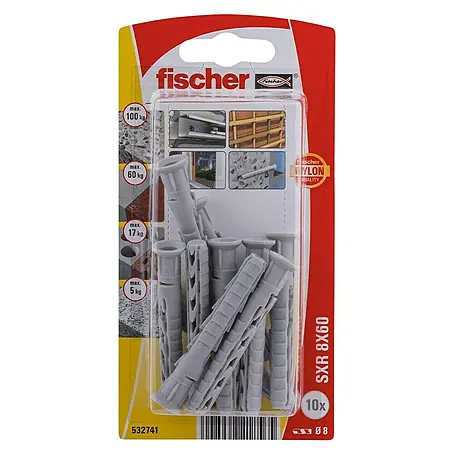 Fischer  Constructieplug SXR 8x60 K NV