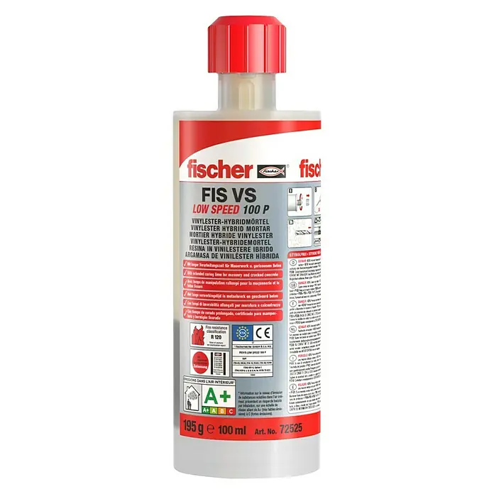 Fischer Injectiemortel FIS VS 100P - 100 ml, Wit - Vooraanzicht