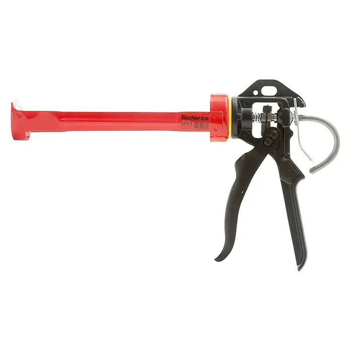 Fischer Kitpistool Injectiepistool KP M 3 - Kleur: Rood - Zijaanzicht links