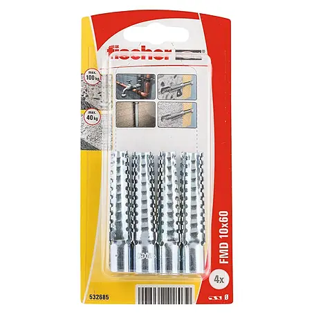 Fischer  Spreidpluggen FMD 10 x 60 K NV
