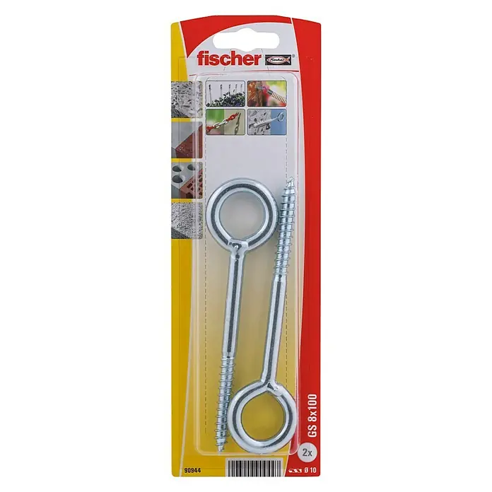 Fischer Schroefoog GS 8 x 100 K NV - Ø x l: 8 x 100 mm, 2 stk. - Bovenaanzicht