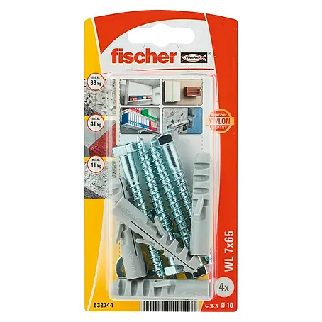 Fischer  Wastafelbevestiging WL 7 x 65 K NV