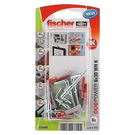 Fischer Duopower Universeelpluggenset WH K NV