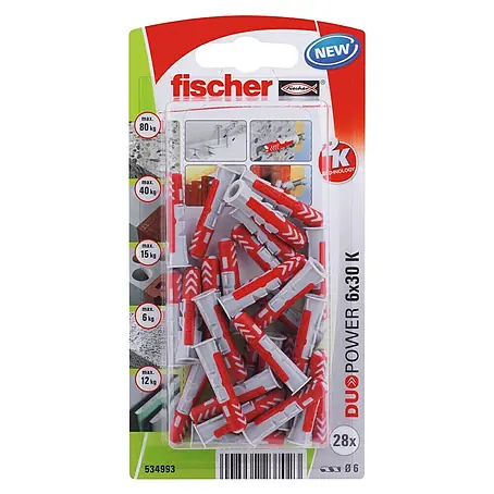 Fischer Duopower Assortimentsdoos pluggen K