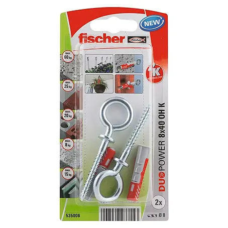 Fischer Duopower Universeelpluggenset OH K