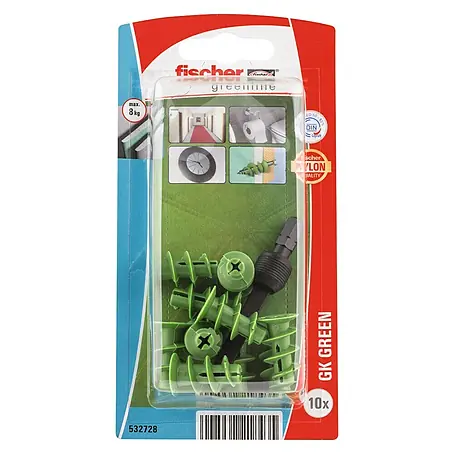 Fischer  Gipsplaatpluggen GK Green K NV