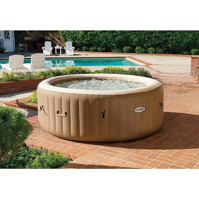 Intex Hidromasažni bazen Pure Spa Bubble 77 Circular - 795 l, Prikladno za: 4 odrasle osobe - Živopisni prikaz
