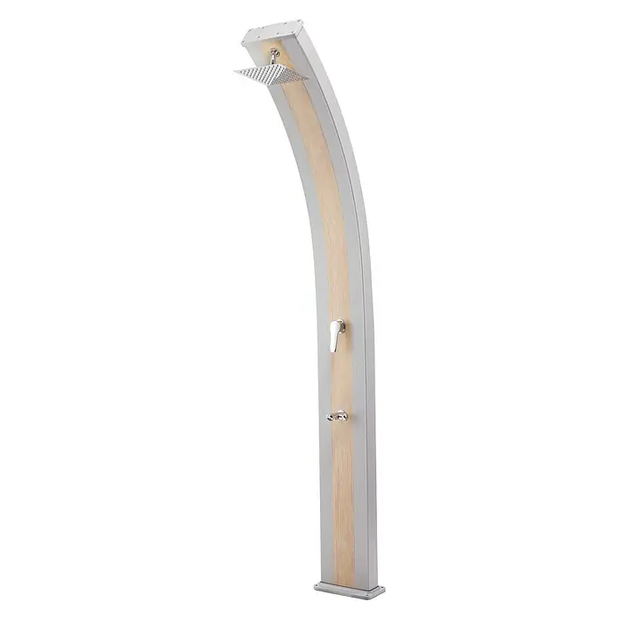 Steinbach Solardusche Slim Line Duo - Höhe: 220 cm, Fassungsvermögen: 40 l - Diagonale Ansicht