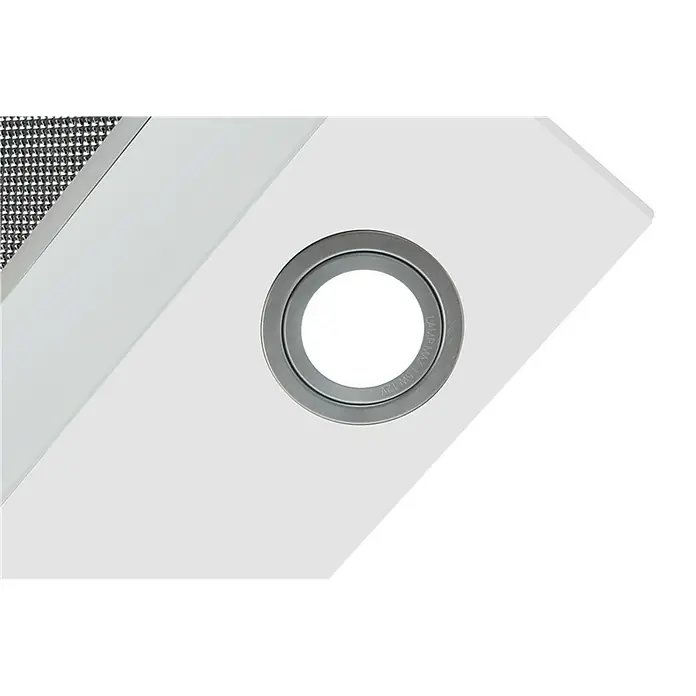 Respekta Schräghaube CH 21060 WB - Breite: 59,5 cm, Max. Luftleistung: 339,2 m³/h im Normalbetrieb, Weiß - Detailaufnahme