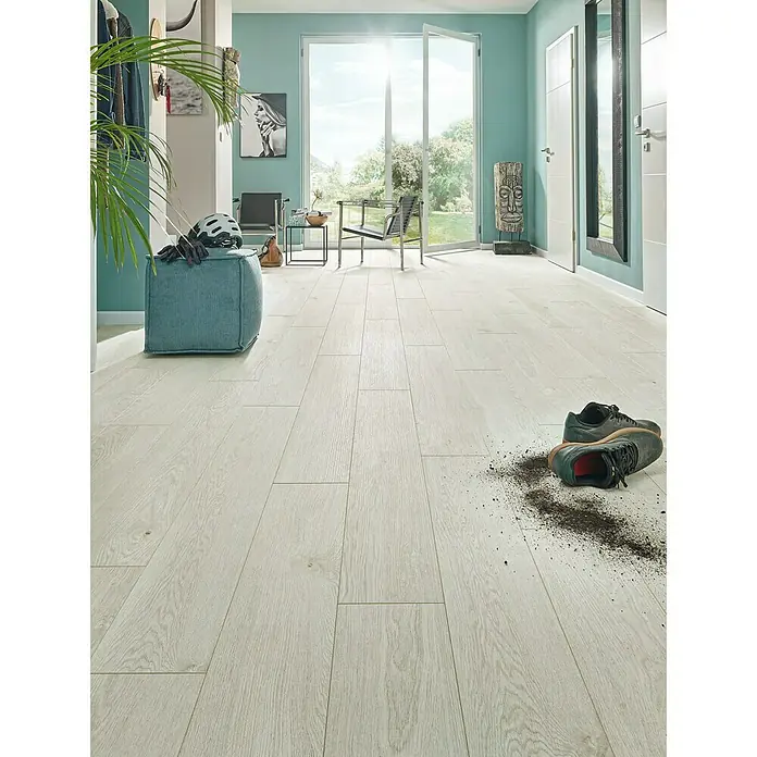 LOGOCLIC Aquaprotect Laminat Spirit Oak - 1.285 x 192 x 8 mm, Rustikalni pod - Živopisni prikaz