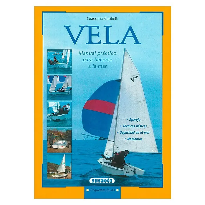 Libro de navegación Vela: manual práctico para hacerte al mar - Número de páginas: 102 - Vista frontal