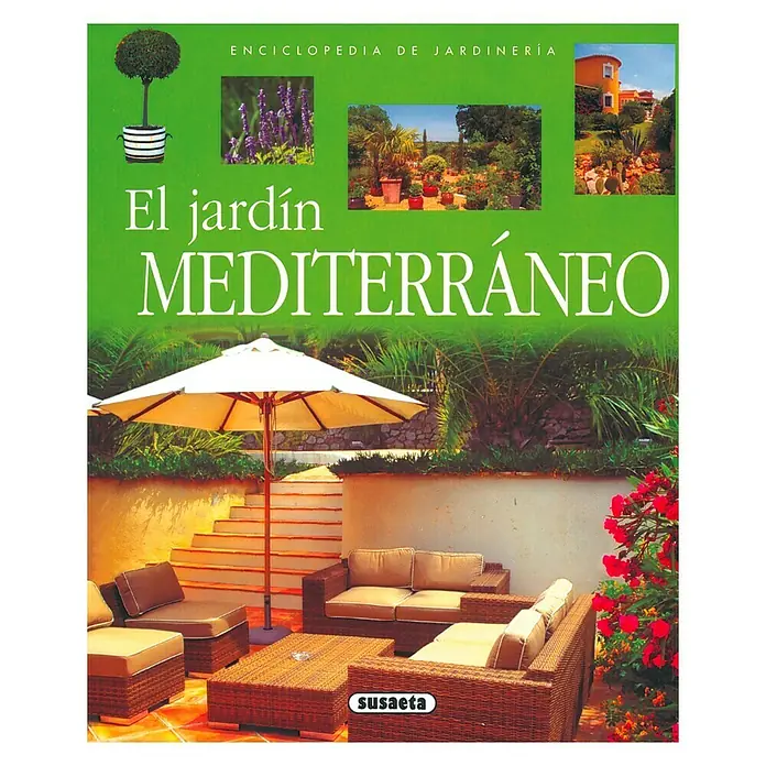 Libro de jardinería El jardín mediterráneo - Número de páginas: 256 - Vista frontal