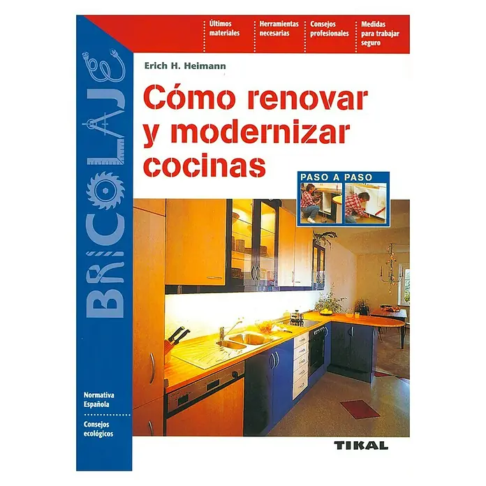 Libro Cómo renovar y modernizar cocinas - Número de páginas: 96 - Vista frontal