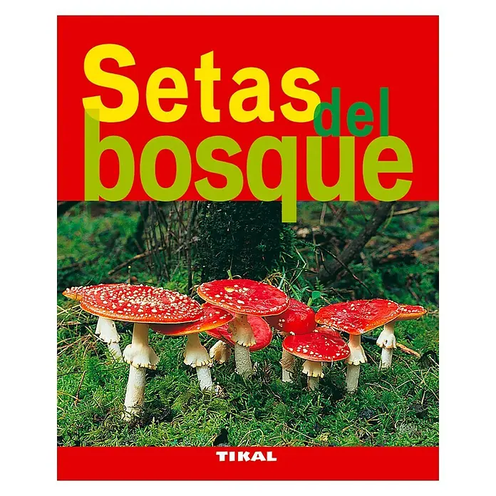 Libro de jardinería Setas del bosque - Número de páginas: 80 - Vista frontal