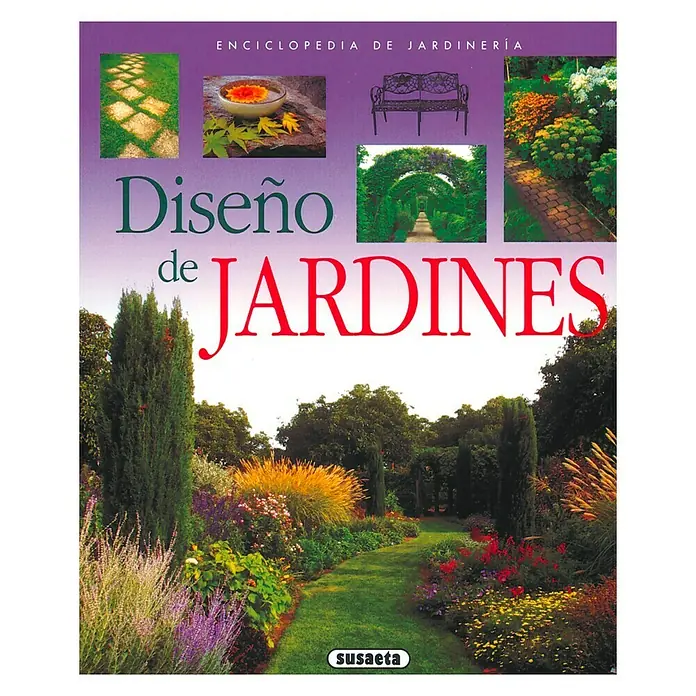 Libro de jardinería Diseño de jardines - Número de páginas: 244 - Vista frontal