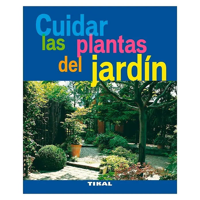 Libro de jardinería Cuidar las plantas del jardín - Número de páginas: 72 - Vista frontal