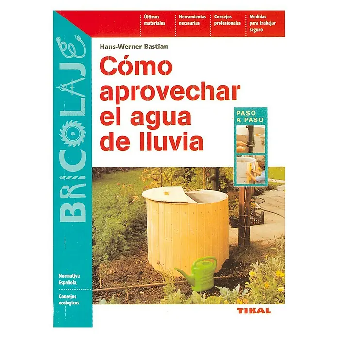 Libro Cómo aprovechar el agua de lluvia - Número de páginas: 112 - Vista frontal