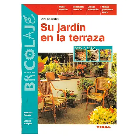 Libro de jardinería Su jardín en la terraza