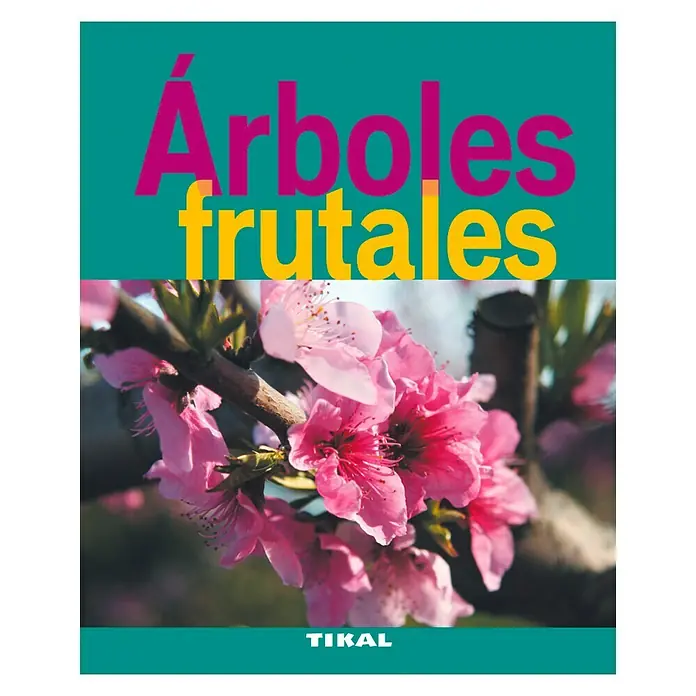 Libro de jardinería Árboles frutales - Número de páginas: 80 - Vista frontal