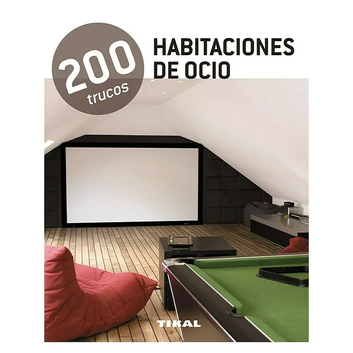 Libro Habitaciones de ocio: 200 trucos - Número de páginas: 256 - Vista frontal
