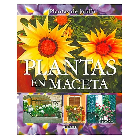 Libro de jardinería Plantas en maceta