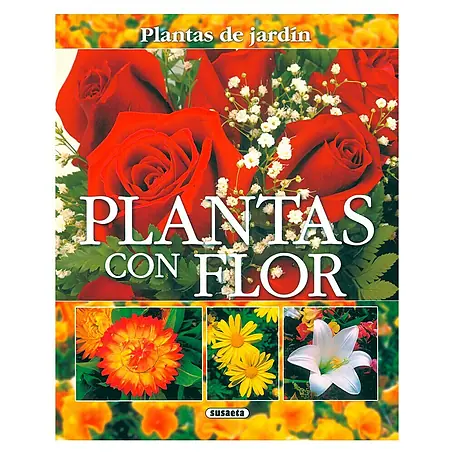 Libro de jardinería Plantas con flor