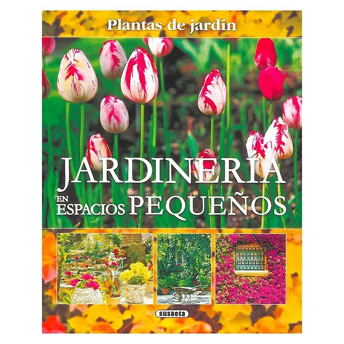 Libro de jardinería Para espacios pequeños - Número de páginas: 96 - Vista frontal
